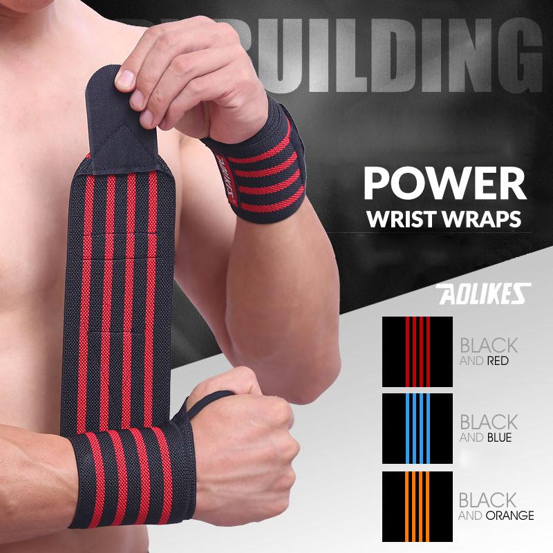 Wrist wraps used for bench press and lifting