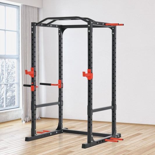 SGF adjustable power rack with pull-up bar for home gym strength training