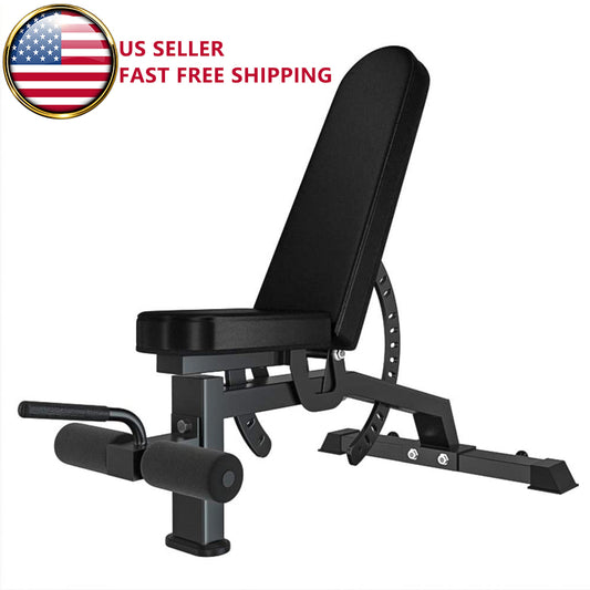 Adjustable Strength Training Bench – Foldable Home Gym Weight Bench