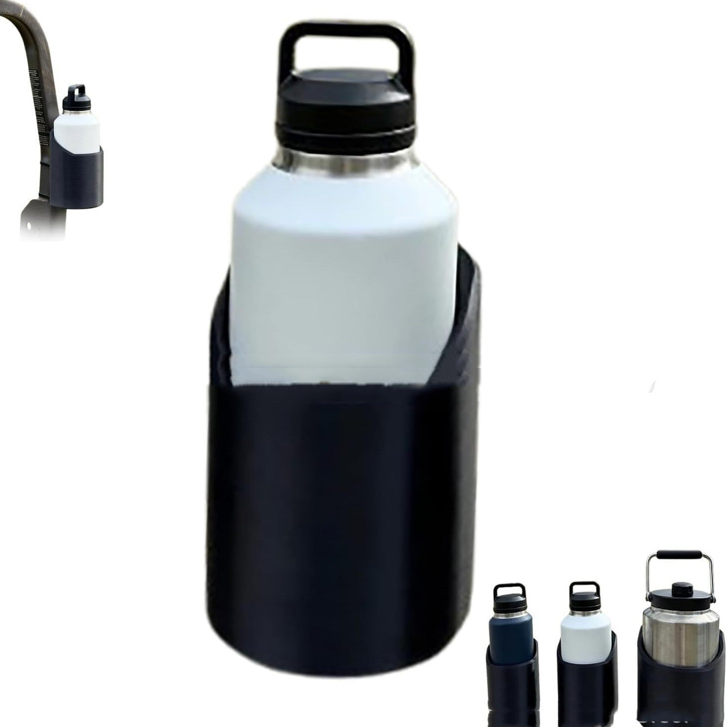 Magnetic Bottle Holder for Gym Machines – Fits Water Bottles up to 64 oz