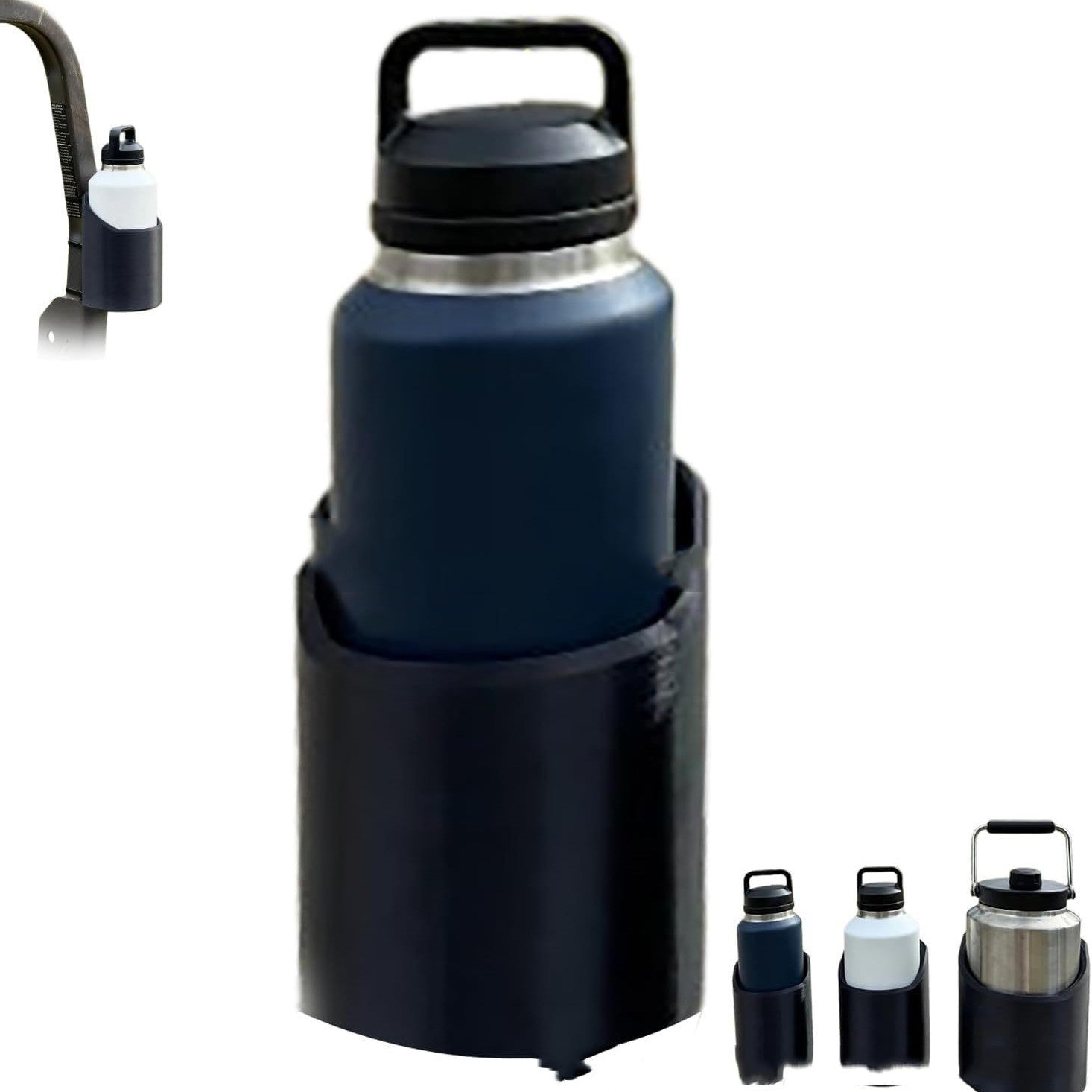 Magnetic Bottle Holder for Gym Machines – Fits Water Bottles up to 64 oz