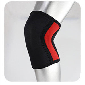 Weightlifting knee sleeves worn during squats and deadlifts