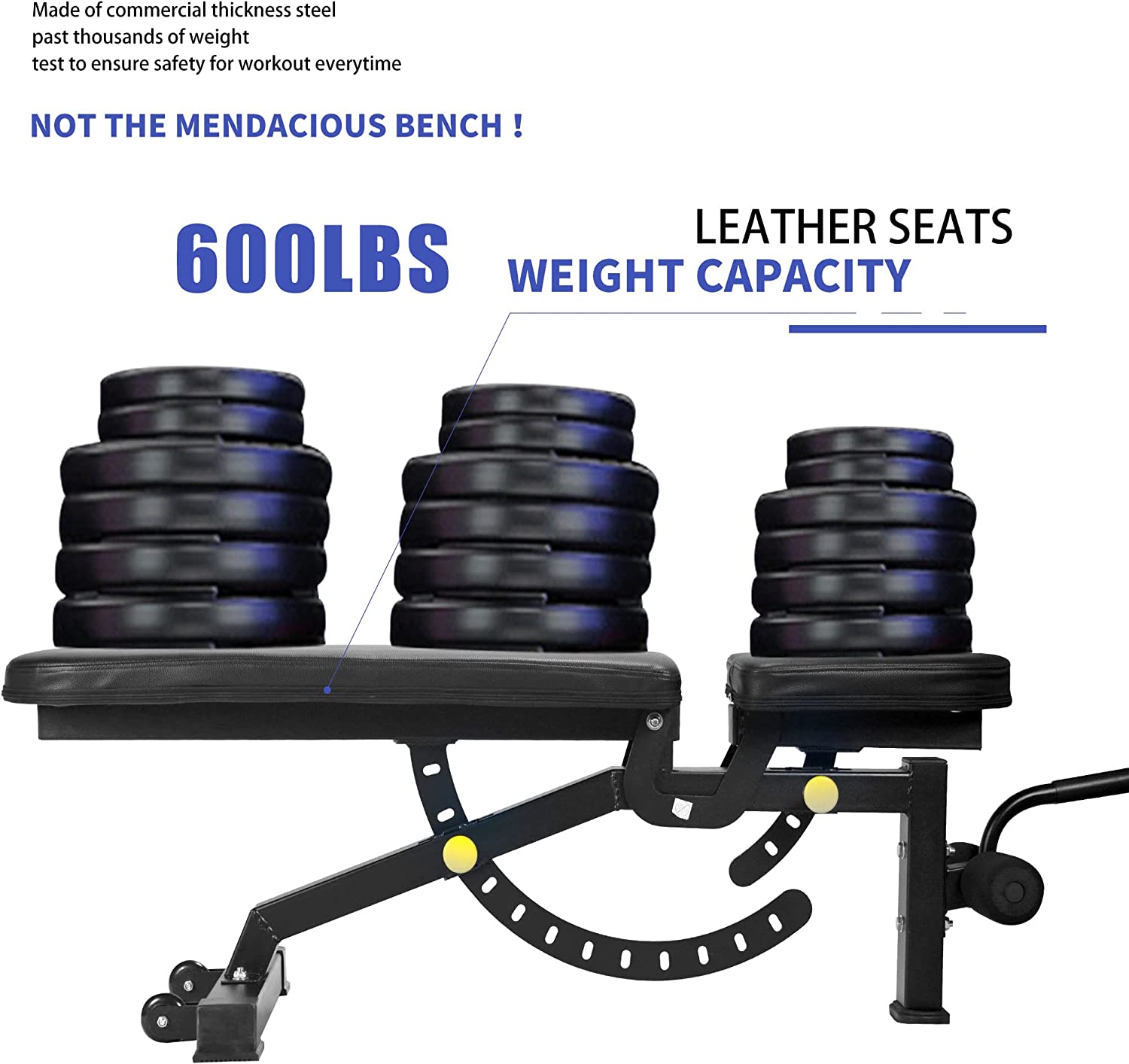 Adjustable Strength Training Bench – Foldable Home Gym Weight Bench